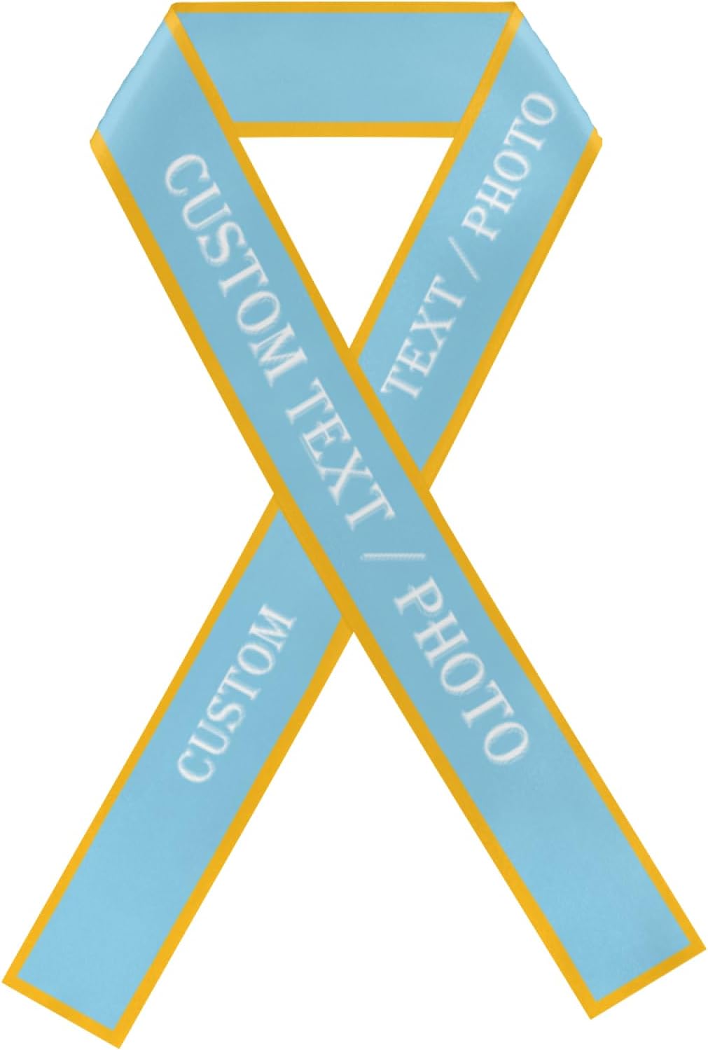 Custom Sash,Personalized Birthday Sash with Text Photo,Customized Bachelorette Sash Quote Sash Bride to Be Sash Color Optional (With decorative edge, Cyan)