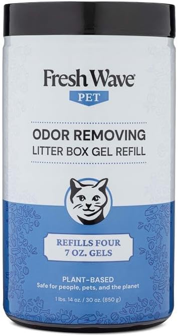 Fresh Wave Odor Removing Litter Box Jumbo Gel, 30 oz. | Safer Pet Odor Eliminator for Home and Litter Box Area-PawvioPets