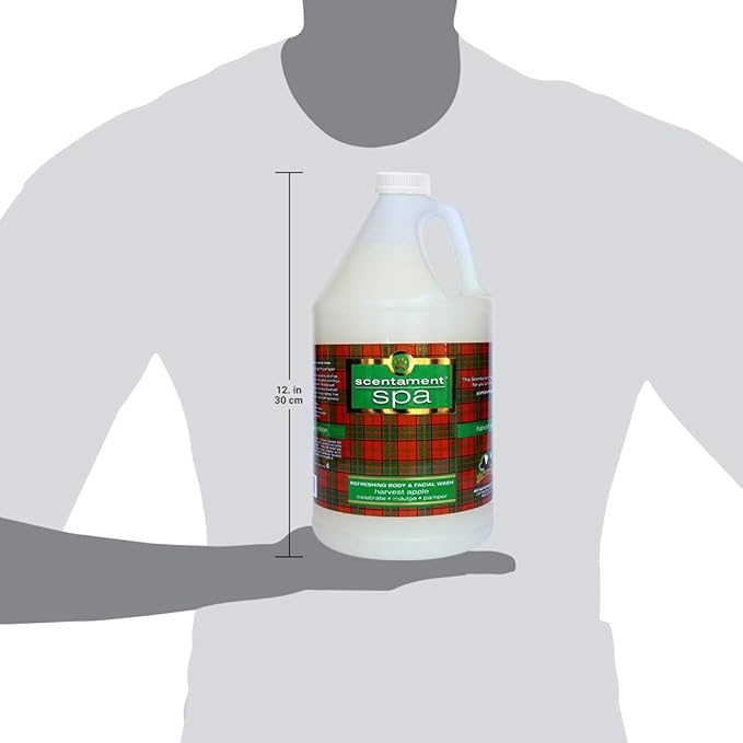 Best Shot Scentament Spa Seasonal Facial & Body Wash, Harvest Apple, 1 Gallon-PawvioPets