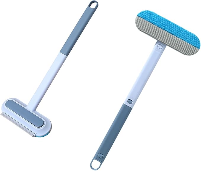 Dog Hair Remover for Couch Reusable Pet Hair Remover Brush 23in Long Handle for Furniture, Couch, Carpet, Clothes-PawvioPets