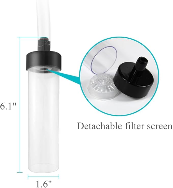 5ft-S Aquarium Siphon Vacuum Cleaner for Fish Tank Cleaning Gravel & Sand-PawvioPets