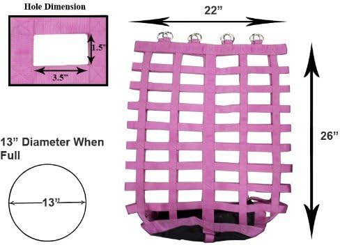 Derby Originals Go Around Hanging Slow Feed Horse Hay Bag with Six Month Warranty-PawvioPets