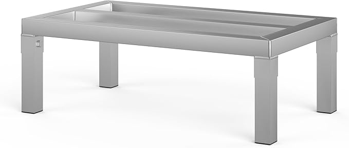 14 in X 24 in. Aquarium Stand | Industrial Style Aluminum Fish Tank Base with Open Frame Design-PawvioPets