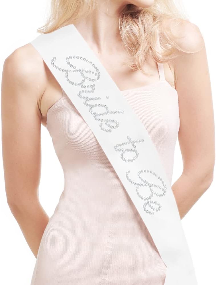 xo, Fetti Rhinestone Bride To Be Sash | Bachelorette Party Decorations, Bridal Shower Gift, Bridesmaid Favors