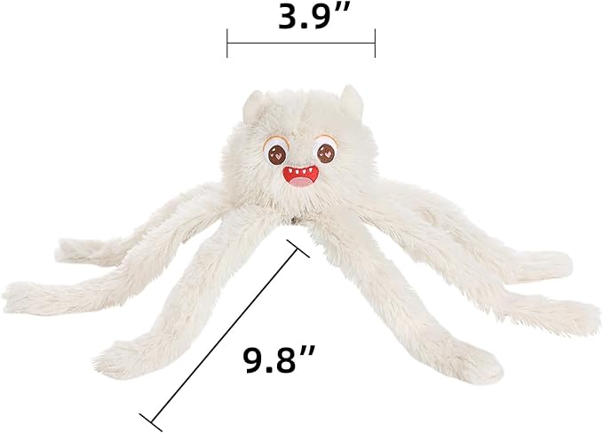 DODODOLA Dog Toys Squeaky Dog Toys with Crinkle Paper Cute Stuffed Octopus Durable Dog Plush Toys for Large Breed Dog Chew Toys for Small, Medium, Large Dogs-PawvioPets