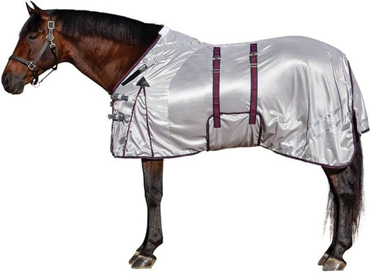 Dura-Tech RipGuard Adjusta-Fit Horse Fly Sheets | Self-Repairing Durability | Enhanced UV & Insect Protection | Ideal for All Horse Breeds-PawvioPets