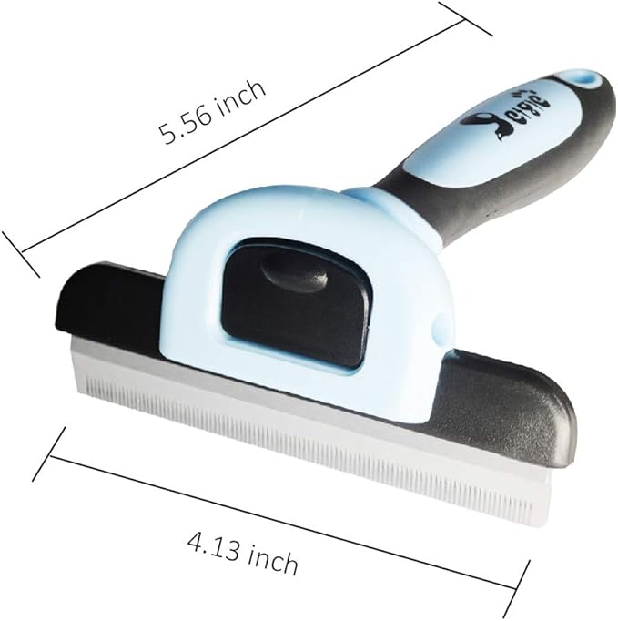 Effective Deshedding Brush and Large Dog Comb - Professional Grooming Tools for Dogs and Cats to Reduce Undercoat Shedding-PawvioPets