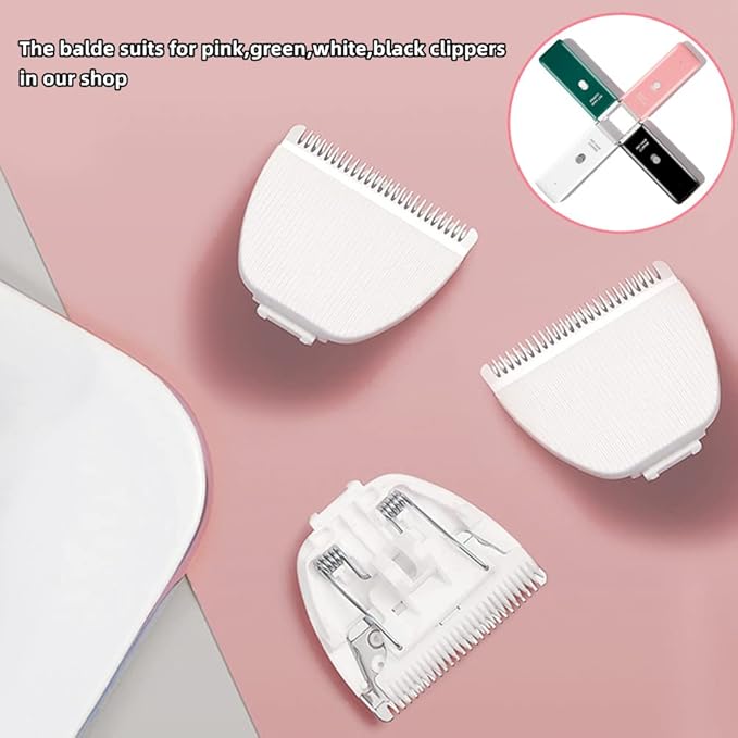 Blade Replacement & Charged Cable for Pet Hair Trimmers,1 Replacement Blade & 1 Replacement Cable for Dog Shavers-PawvioPets