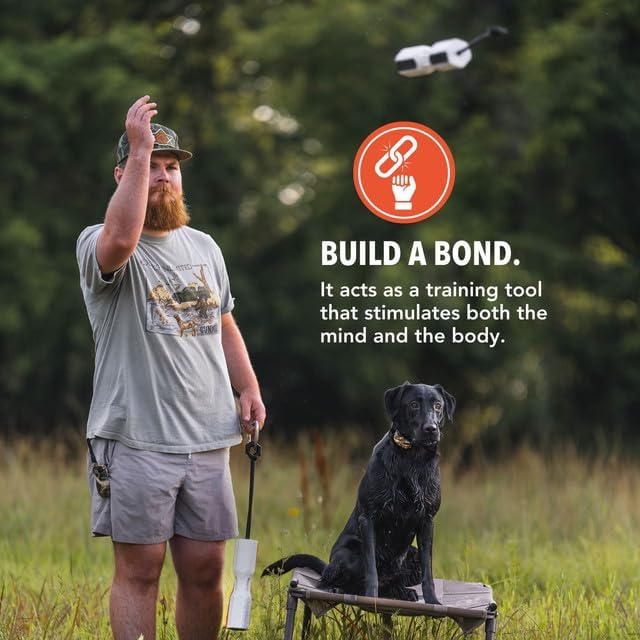 Dog Training Bumper - Retriever Training Dummy, Retrieving Dummies for Pets, Bumpers for Water Retrieving with Adjustable Rope, (Flasher)-PawvioPets