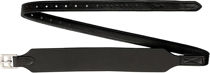 Exion Wide Stability Stirrup Leathers for English Saddles | Premium Cowhide Leather | Enhanced Leg Stability & Comfort | Sizes: 48" to 62"-PawvioPets