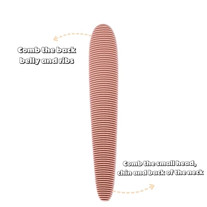 2Pcs Cat Tongue Comb, Pet Grooming Brush, Hair Massage Tool for Cats, Suitable for Short-haired, Long-haired, Kittens, Pet Cleaning Supplies-PawvioPets