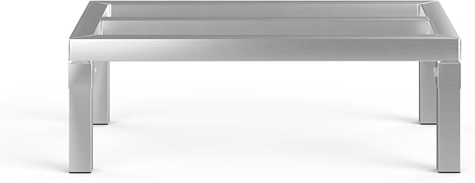 14 in X 24 in. Aquarium Stand | Industrial Style Aluminum Fish Tank Base with Open Frame Design-PawvioPets