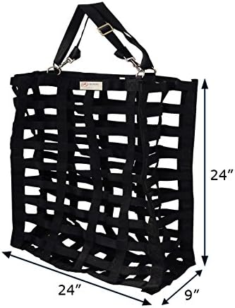 Derby Originals Supreme 4-Sided Slow Feed Hay Bag – Patented, 1-Year Warranty, 3.5" & 1.75" Openings-PawvioPets