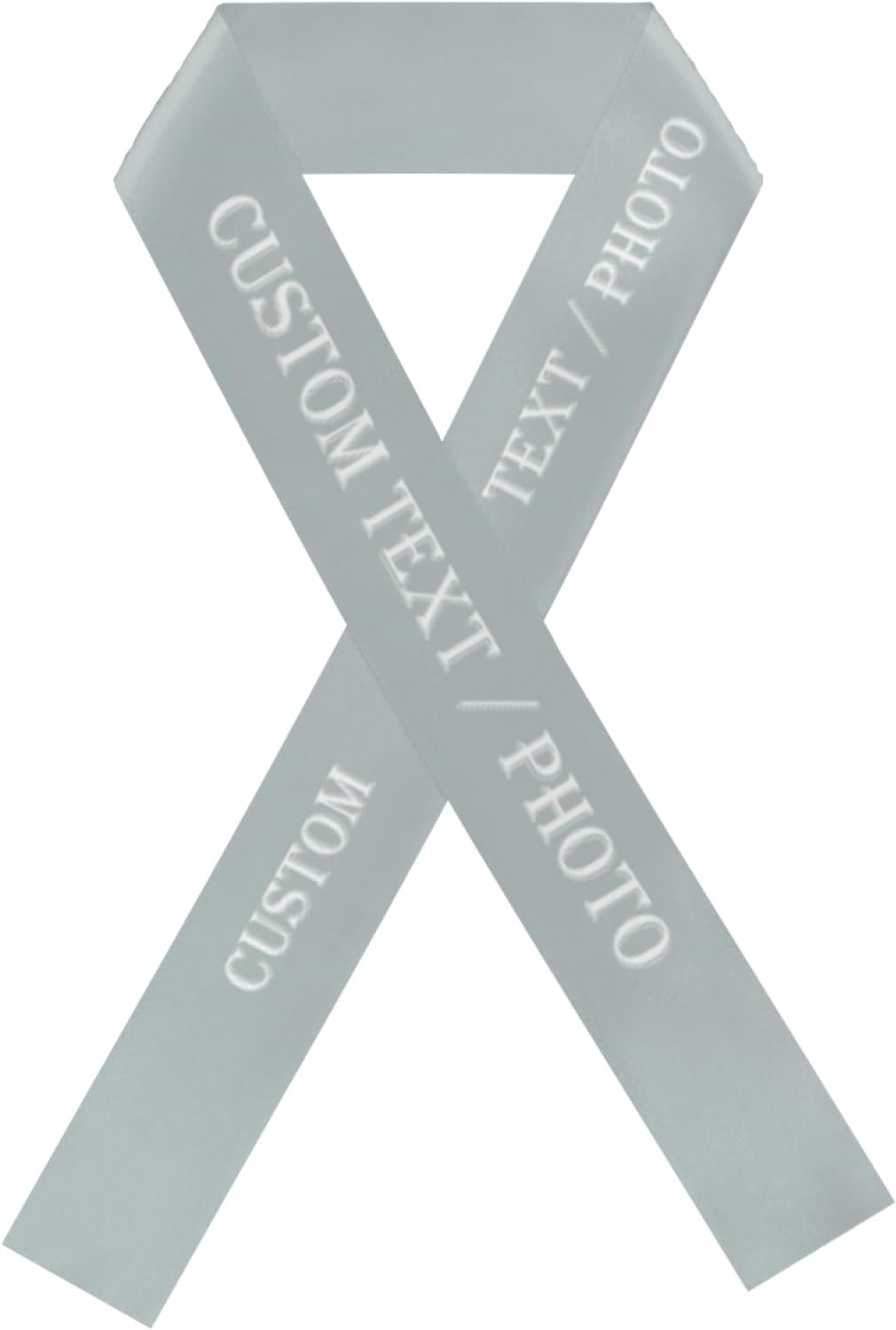 Custom Sash,Personalized Birthday Sash with Text Photo,Customized Bachelorette Sash Quote Sash Bride to Be Sash Color Optional (No decorative edge, Sliver)