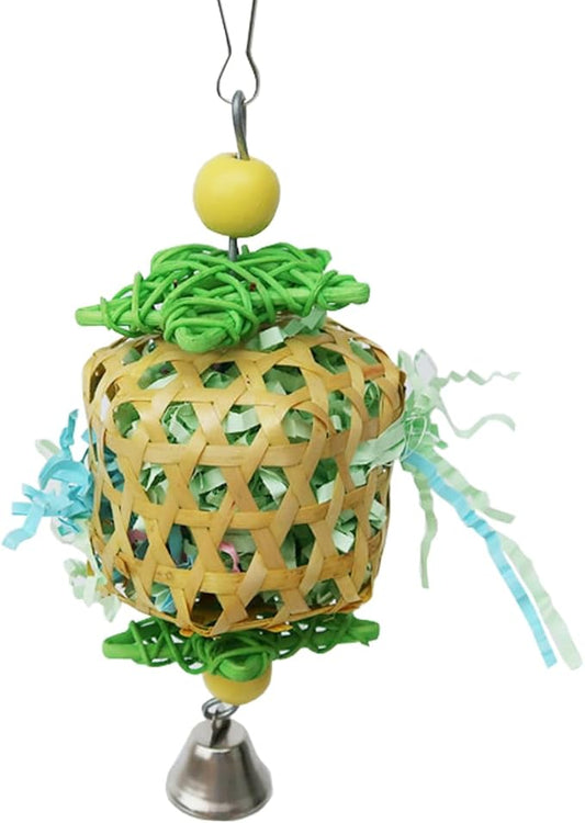 Bird Toys for Conures Parakeet, Birds Cage Accessories, Bird Shredding Foraging Toys for Cage-PawvioPets