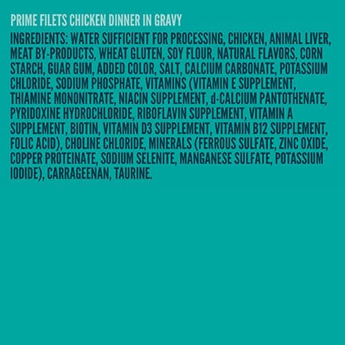 A Strong Heart Canned Wet Cat Food, Prime Filets Chicken Dinner in Gravy - 5.5 oz Cans (Pack of 24), Made in The USA with Real Chicken-PawvioPets