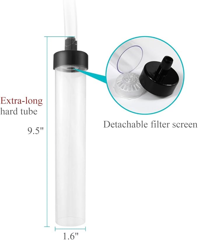 5ft Aquarium Siphon Vacuum Cleaner for Fish Tank Cleaning Gravel & Sand-PawvioPets