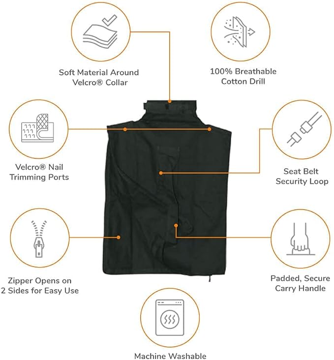 Cozy Comfort Carrier - Small Green Cat Carrier, Cat Holder for Cutting Nails, & Cat Carrier Pouch for Vet Visits, Medication Administration, Dental Care, & Travel-PawvioPets