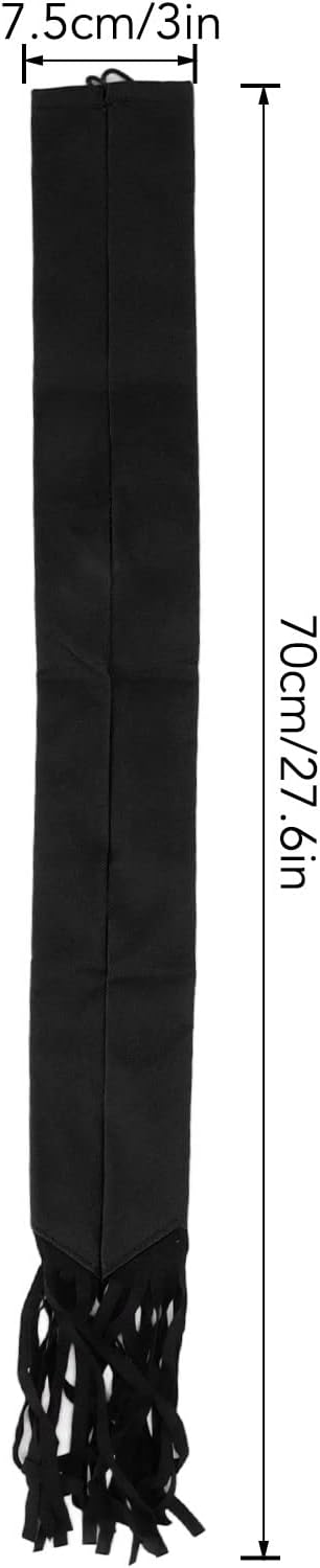 GLOGLOW Horse Tail Bag, Design Horse Tail Guard with Fringe for Keep Tail and Protected (Black)-PawvioPets