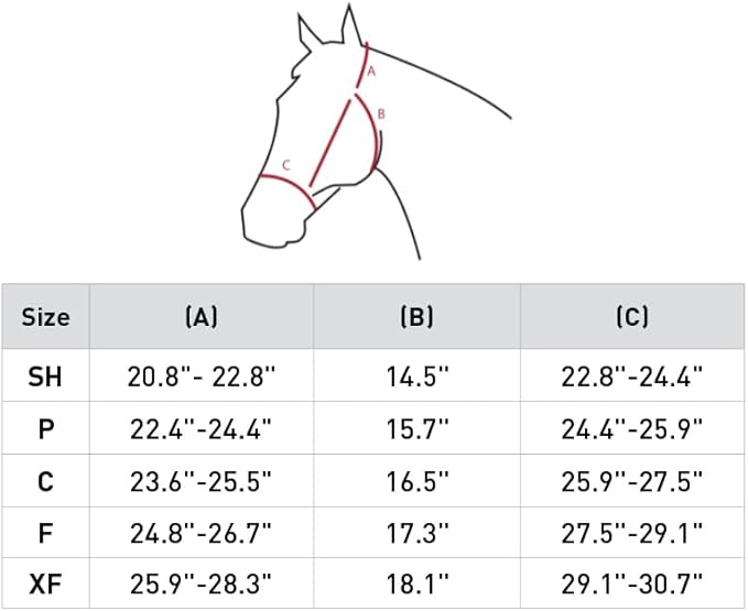 HORZE Kiel Adjustable Horse Halter with Fleece Padding - Black - Warmblood-PawvioPets