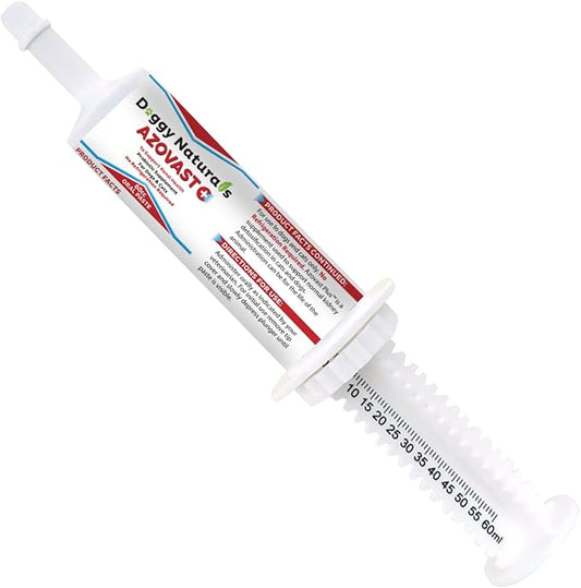Azovast Plus Kidney Health Supplement for Dogs & Cats, Oral Paste (60 cc) - NO Refrigeration Required - Help Support Kidney Function & Manage Renal Toxins Chicken Flavor (Made in U.S.A(60cc)-PawvioPets