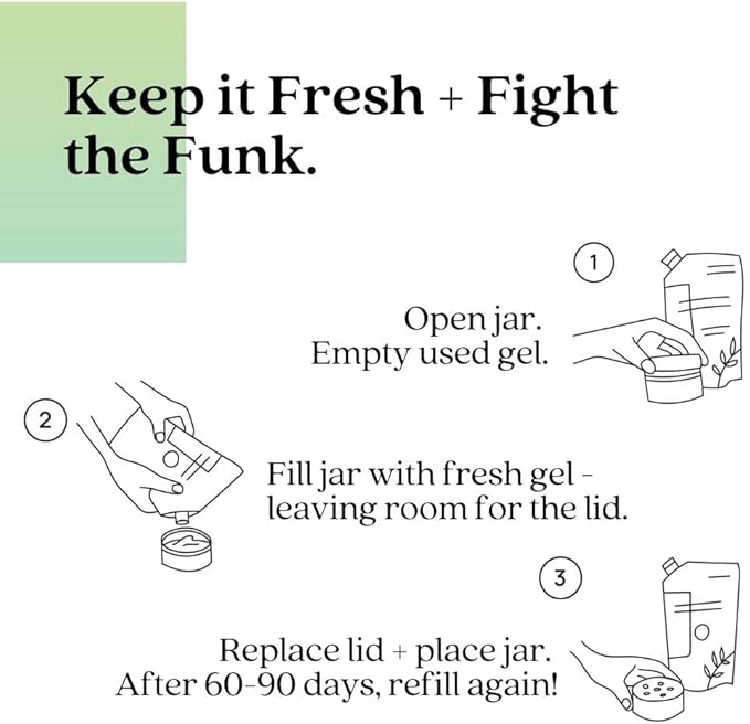 Azuna All-Natural Odor Remover Gel Refill Pouch | Air Purifier with Tea Tree Oil | Plant-Based & Long Lasting | For Pet Odors, Smoke & Strong Odors | Natural Scent, 24 oz-PawvioPets