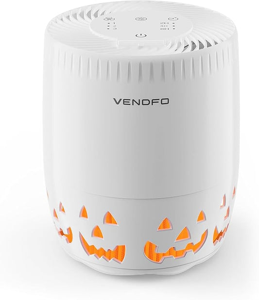 Air Purifiers for Home Bedroom up to 1076ft², True HEPA Air Filters Dust Pets Smoke Hair, 3 Fan Speeds Quiet, Timer Settings, Rechargeable Air Cleaner Office, Bedroom, Pets, Car-PawvioPets