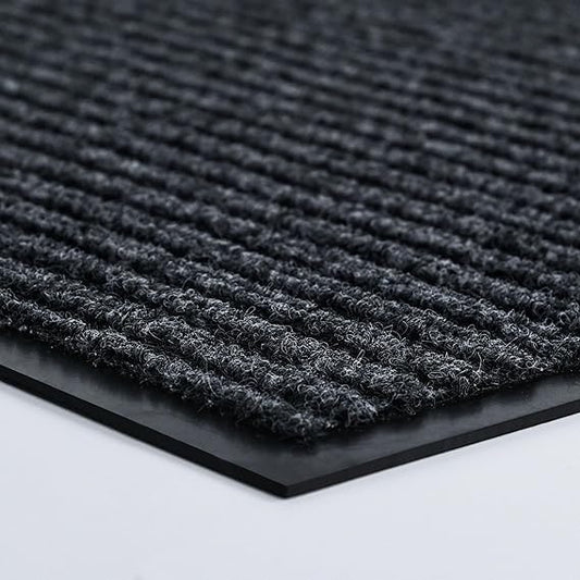 Front Door Mat Outside Entrance, 96" x 48" Sturdy Indoor Outdoor Mats for Entryway, Low Profile Welcome Doormat for Home Entrance, Non Slip Shoe Scraper Mat, Ideal for High Traffic Area-PawvioPets