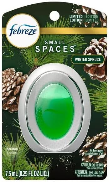 Febreze Winter Spruce Limited Edition Small Spaces Air Freshener, 0.25 fl oz-PawvioPets