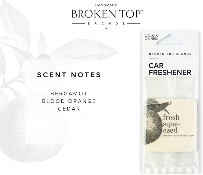 Fresh Squeezed Car Air Freshener - 4 Pack-PawvioPets