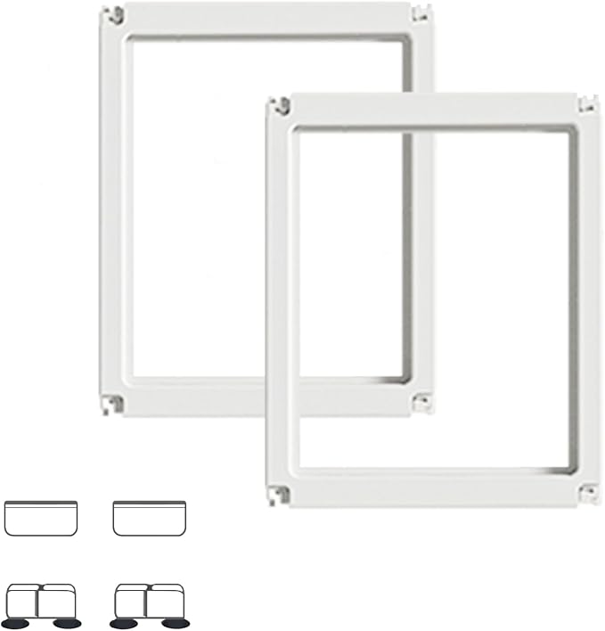 Acrylic Dog Playpen Suitable for Expanding Clear Dog Playpen Includes 2 I-Type Connectors and 2 Suction Cup Bases（30", 2PCS）-PawvioPets