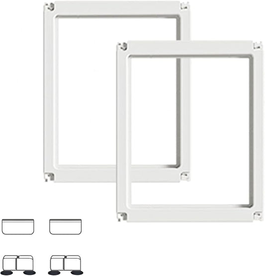 Acrylic Dog Playpen Suitable for Expanding Clear Dog Playpen Includes 2 I-Type Connectors and 2 Suction Cup Bases（30", 2PCS）-PawvioPets