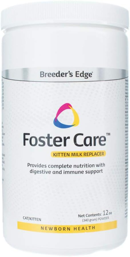 Breeder's Edge Foster Care Feline - Powdered Milk Replacer - for Kittens & Cats - 12oz-PawvioPets