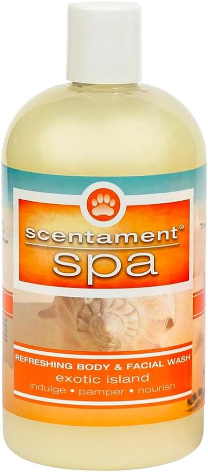 Best Shot Scentament Spa Seasonal Facial & Body Wash, Exotic Island, 16 oz-PawvioPets