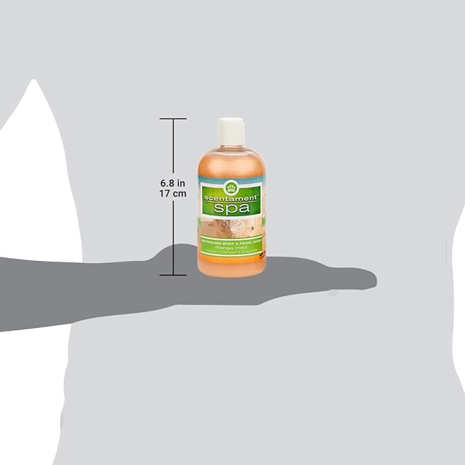 Best Shot Scentament Spa Seasonal Facial & Body Wash, Mango Maui, 16 oz-PawvioPets