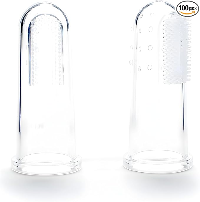 6Pack Dog Toothbrush，360º Dog Tooth Brushing Kit, Cat Toothbrush, Teeth Cleaning, Finger Brush-PawvioPets