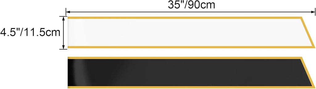 Personalized Double-Layered Sash White Sash with Golden Borders