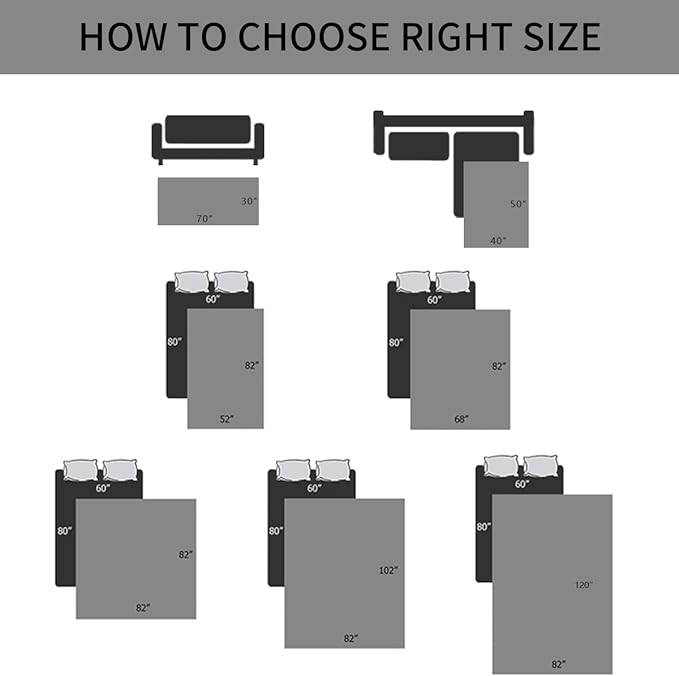 Ameritex Waterproof Dog Bed Cover Pet Blanket for Furniture Bed Couch Sofa Reversible-PawvioPets