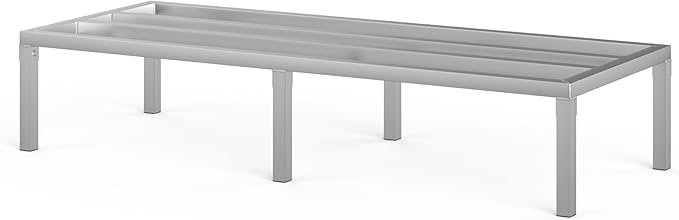 24 in X 60 in. Aquarium Stand | Industrial Style Aluminum Fish Tank Base with Open Frame Design-PawvioPets