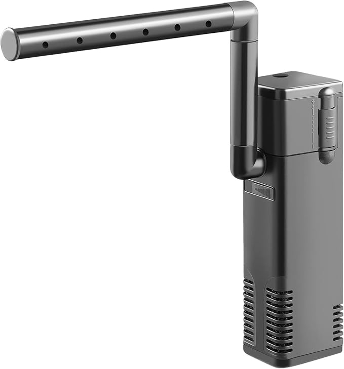 FEDOUR Submersible Aquarium Internal Filter, Filter with Water Pump for Fish Tank up to 35 Gallon (8W for 5-35 gallon-new)-PawvioPets