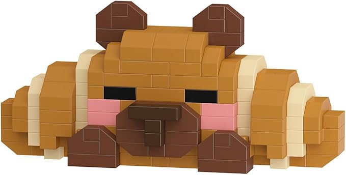 Croissant Cute Capybara Baking Bread Series Mini Building Toy Kawaii Animals Set Micro Adorable Pet Buildings Small Bricks Gifts Toys-PawvioPets