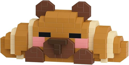 Croissant Cute Capybara Baking Bread Series Mini Building Toy Kawaii Animals Set Micro Adorable Pet Buildings Small Bricks Gifts Toys-PawvioPets