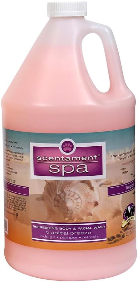 Best Shot Scentament Spa Tropical Breeze Seasonal Facial & Body Wash, 1 Gallon-PawvioPets