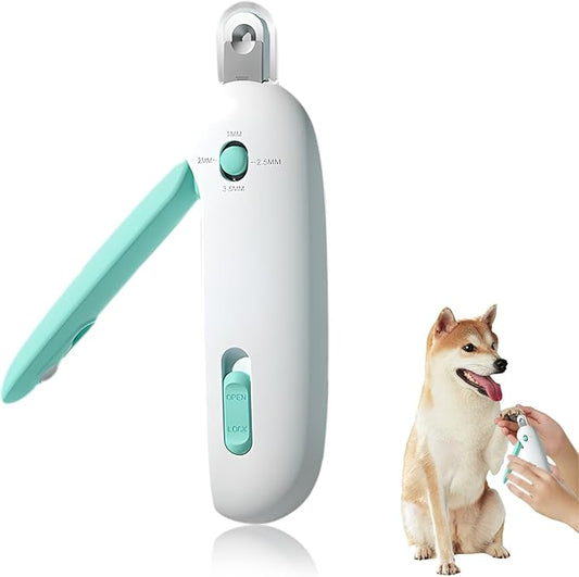 Dog Nail Clipper Cat Nail Trimmer, Adjustable Aperture, Safety-First Design, Inbuilt Nail File for Pets Claw Care Pet Grooming-PawvioPets