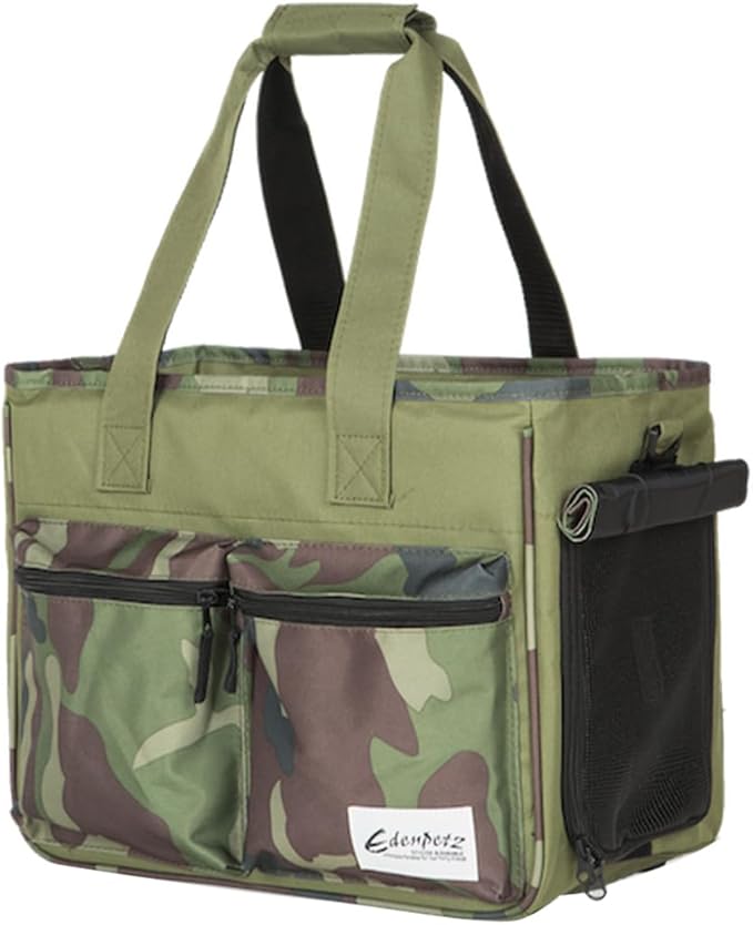 Cat Carrier Bag, Foldable Pet Bag Airline Approved, Pet Travel Carrier for Medium Cats Small Cats Dogs, Sturdy Transport Carriers Long Trips(Green)-PawvioPets