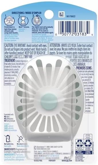 Febreze Winter Spruce Limited Edition Small Spaces Air Freshener, 0.25 fl oz-PawvioPets