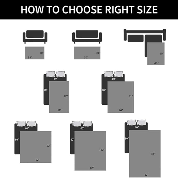 Ameritex Waterproof Dog Bed Cover Pet Blanket for Furniture Bed Couch Sofa Reversible-PawvioPets