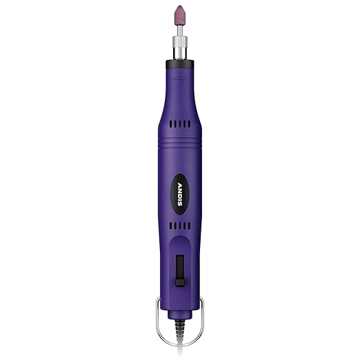 Andis 66745 EasyClip 2-Speed Pet Nail Grinder, Purple-PawvioPets