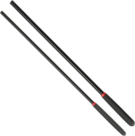 18-inch Horse Riding Crop 2-Piece Set, Black-PawvioPets