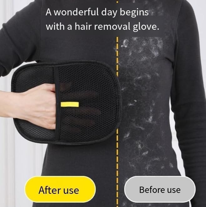 3pcs Glove for Pet Hair Removal, Efficient Grooming for Pet Hair, Cats & Dogs Grooming for Hair Removal-PawvioPets